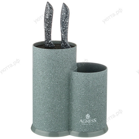 Подставка для ножей Agness универсальная, 20*12*22 см - Купить