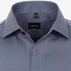 Сорочка Venti Modern Fit 001880-100 серо-голубая из твила