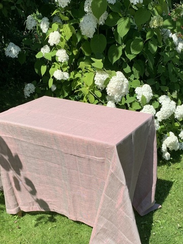 Скатерть 180x270 и 12 салфеток Palombella Zaffiro винные