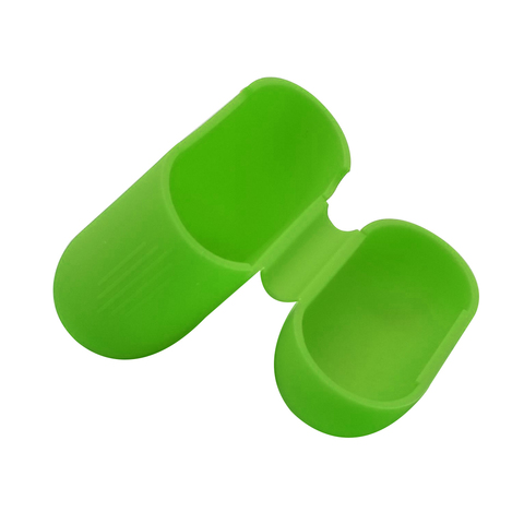Чехол на AirPods (зеленый) силиконовый