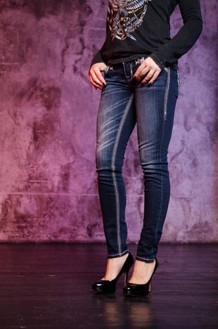 Rock Revival | Джинсы женские MALIA S206 SKINNY RP9527S206 левый бок