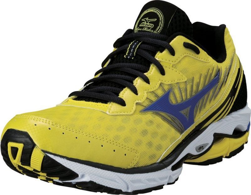 Mizuno wave rider yellow top