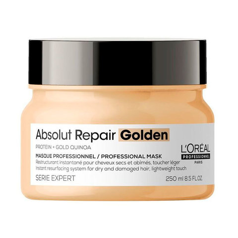 L'Oreal Professionnel Absolut Repair Gold Masque - Крем-маска с золотой текстурой для восстановления поврежденных волос