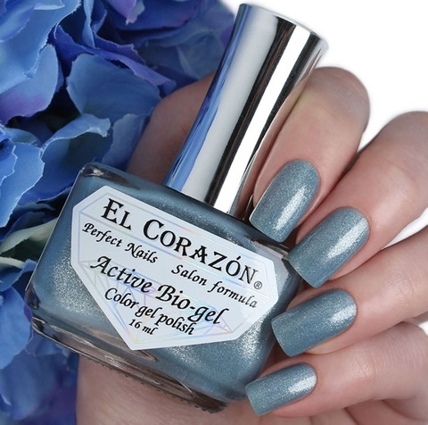 El Corazon 423/2031 active Bio-gel Shimmer серо-голубой