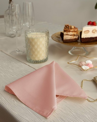 Набор салфеток 4шт 40х40 Sofi De MarkO Серенити пепельная роза