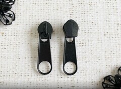 Бегунок спираль, галантерейный Т10, чёрный