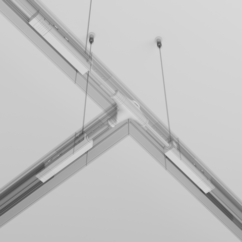 Коннектор питания Т-образный Maytoni Exility TRA034CWT-42W