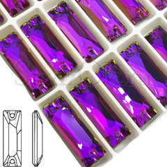 Пришивные стразы форма Cosmic Baguette цвет Violet Amethyst купить