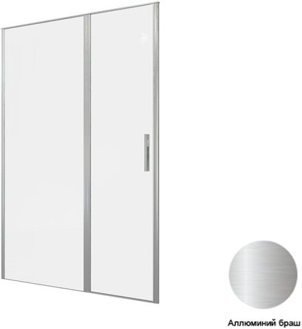 Allen Brau Priority 3.31035.BA Душевая дверь, цвет: нержавеющая сталь