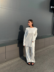 Костюм молочный