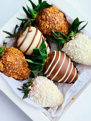 Клубника в шоколаде "Гармония", 6шт