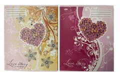 Тетрадь 24лист A5 лин.сердце из цветов