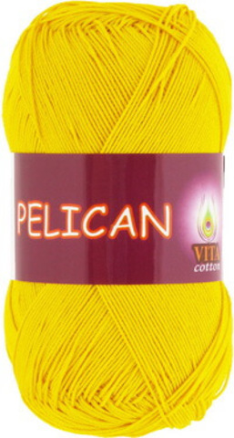 Пряжа Pelican (Vita cotton) 3998 Желтый