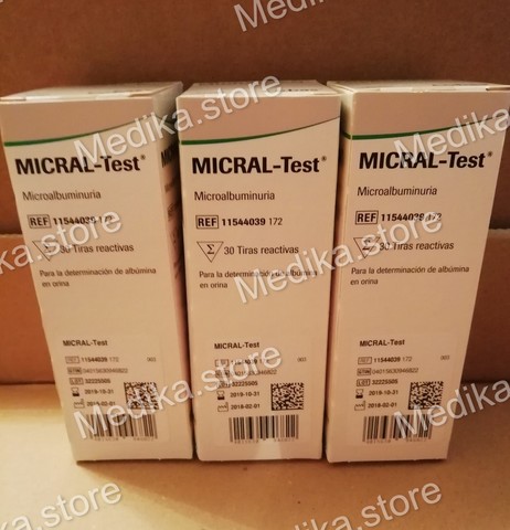 11544039172 Тест-полоски Микраль-тест 2 №30 (Micral-Test II) Roche Diagnostics GmbH, Германия