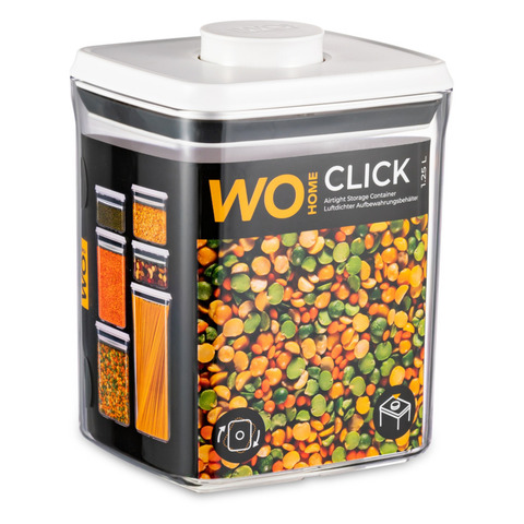 Контейнер для сыпучих продуктов 1.25л Wo Home Click