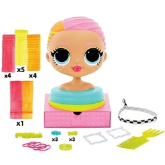Манекен для создания Причесок Неонлишес ЛОЛ ОМГ