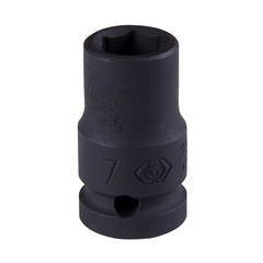 KING TONY (253507M) Головка торцевая ударная шестигранная 1/4", 7 мм