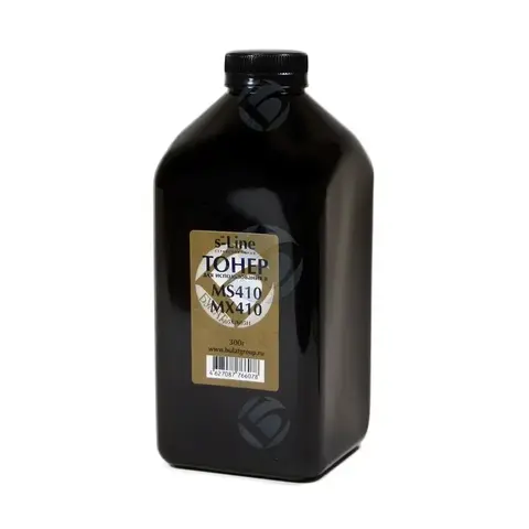 Тонер БУЛАТ s-Line 505X/605H для Lexmark MS410, MX410 (Чёрный, банка 300 г)