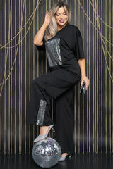 Костюм Наедине со всеми (черный) К12069 LT Collection