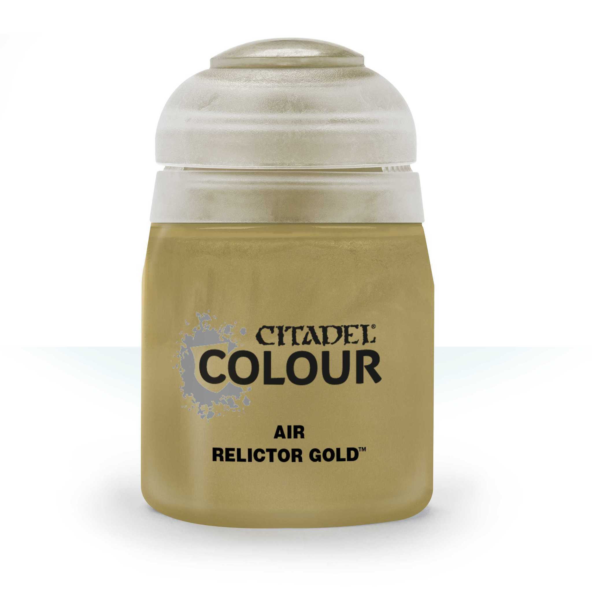 Краска акриловая Citadel Air: Relictor Gold (24ml) - купить по выгодной  цене | Единорог - Настольные игры