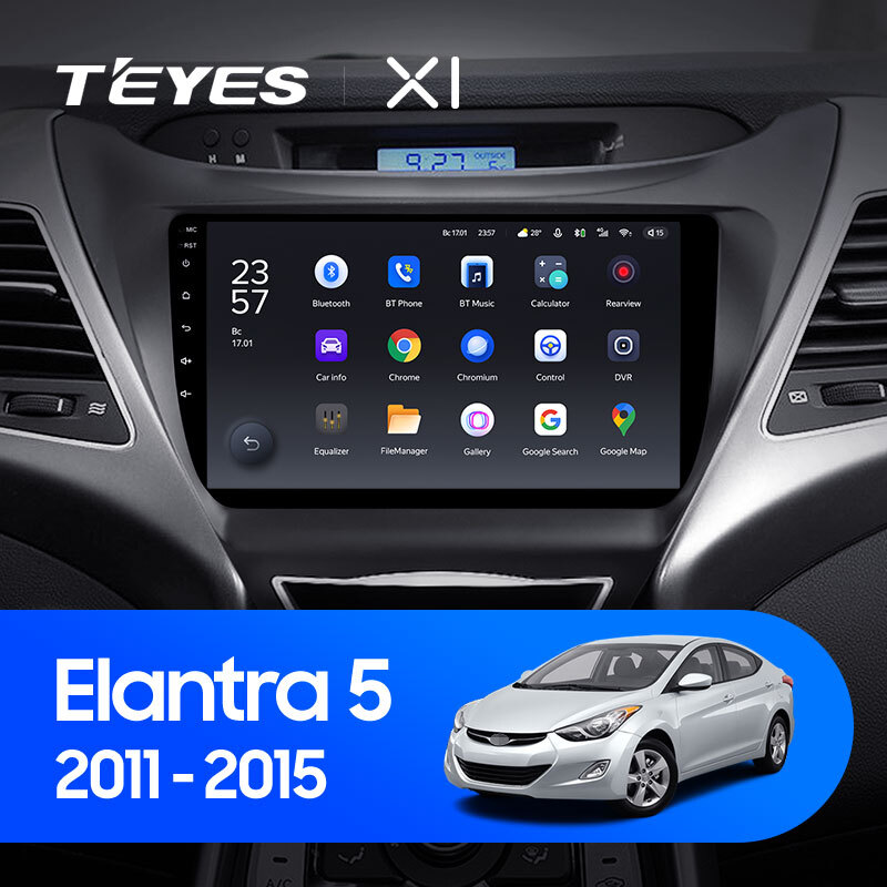 Android магнитола для Hyundai Elantra 2011-2015