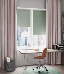 Рулонные шторы Бостон Шалфей