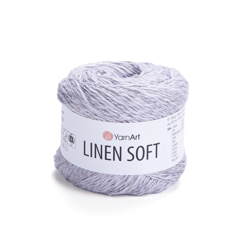 Пряжа YarnArt Linen Soft 7320 стальной