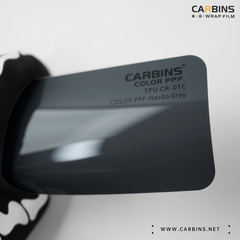 Carbins Color PPF Nardo Grey CR 01C серая цветная полиуретановая защитная антигравийная пленка