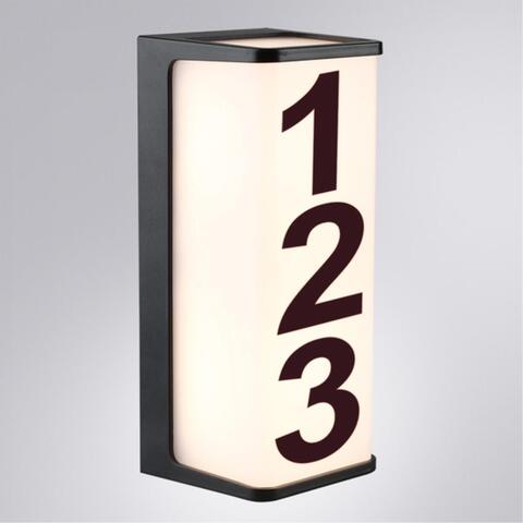 Уличный настенный светодиодный светильник Arte Lamp LANCIA A6419AL-1BK