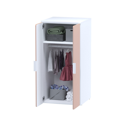 Шкаф распашной с 2 дверьми, полкой и штангой ПИКСИ, 60х57х120, мечтательный пион