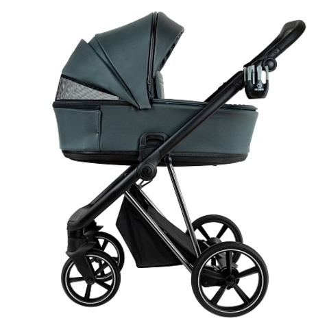ROAN Коляска 2 в1 Sol Luxury короб + прогулка leather/Atlantic Deep/Nickel