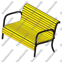 ЛАВКА-ДИВАН ПАРКОВЫЙ МАФ-15.3.01