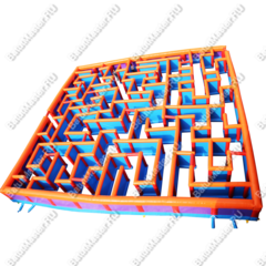 Надувной лабиринт «Иллюзия» размер 12*12*1.70 м