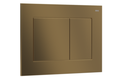 Скоро на складе! Панель двойного смыва RIVO Touch line Латунь матовая (matte BRASS)