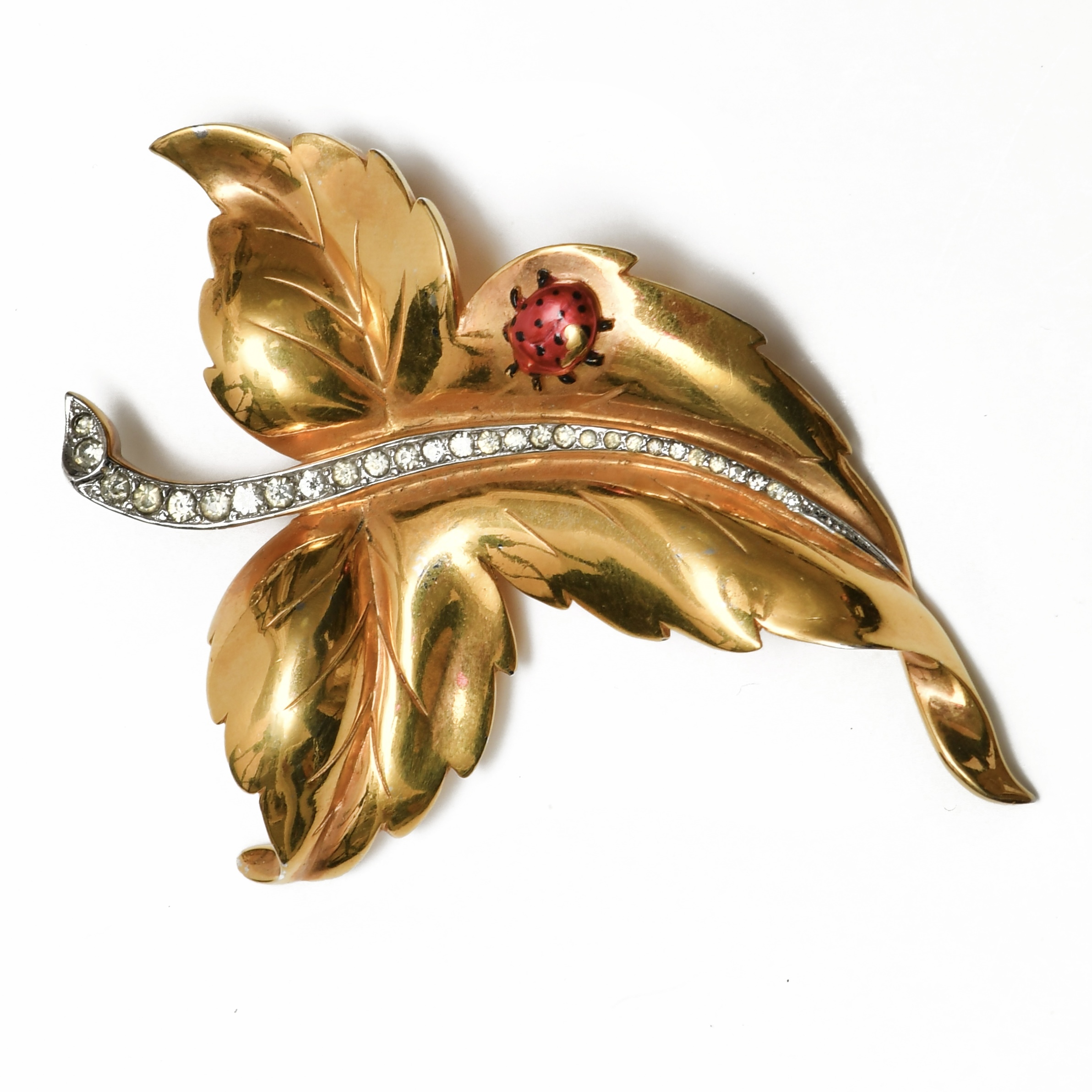 Коллекционная брошь фур-клип Mazer 1950-е