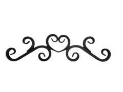 Кованый элемент "Навершие 4S", 650х170 мм