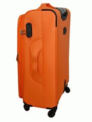 Чемодан Redmond тканевый облегченный ручная кладь Оранжевый 55х20х39 см без расширения2