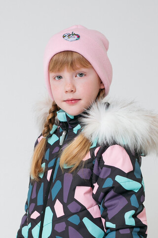 шапка  для девочки  КВ 20225/ш/светлая астра