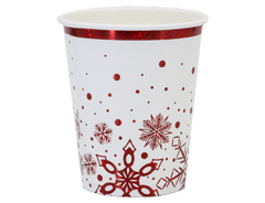 Стаканы, Снежные Искры, 250 мл, 6 шт.