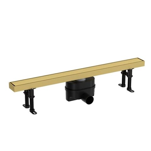 Allen Brau 9.50016.GB 9.50016.GB PRIORITY Линейный трап с двухсторонней вставкой 650мм, золото браш (347396)