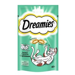 Dreamies лакомство для взрослых кошек с кроликом 60 г