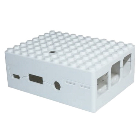 RA181 Корпус ACD White ABS Plastic Building Block case for Raspberry Pi 3 B/B+ (CBPIBLOX-WHT) (494279)