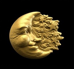 Силиконовый молд № 589 Месяц