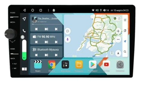 Магнитола Toyota Auris (2012-2015) Android 12 4/64GB QLED DSP 4G модель TO-395TS10-S900
