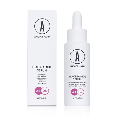 ANGIOPHARM СЫВОРОТКА С НИАЦИНАМИДОМ, 30 Мл | NIACINAMIDE SERUM