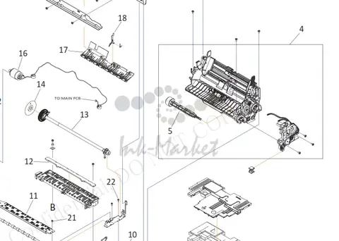 Canon - QC7-0600 - Ink Absorber Pad for Platen Unit