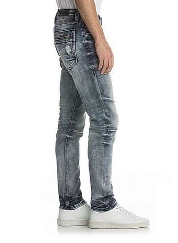 Rock Revival | Джинсы мужские LEAN S210 SKINNY MOTO RP2132S210 правый бок