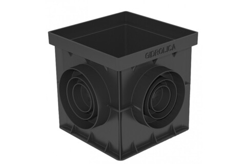 Дождеприемник Gidrolica Point ДП-20.20 (DN200) — пластиковый