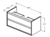 Тумба под раковину Ideal Standard Connect Air E0821EQ