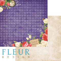 Бумага для скрапбукинга FLEUR-design, двусторонняя 30*30 см, 190 гр.